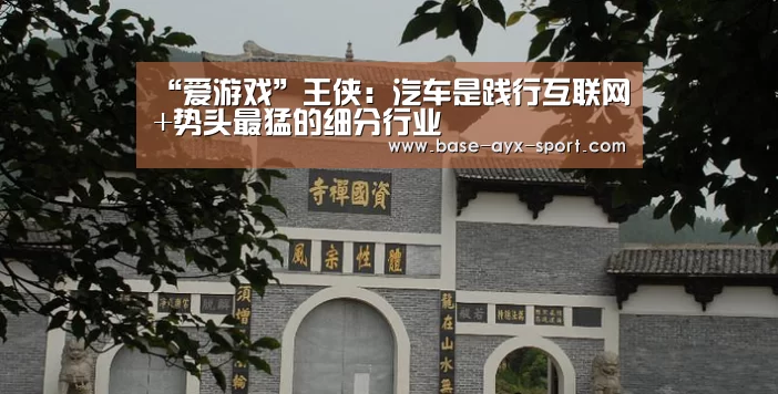 “爱游戏”王侠:汽车是践行互联网+势头最猛的细分行业(图1) 爱游戏体育